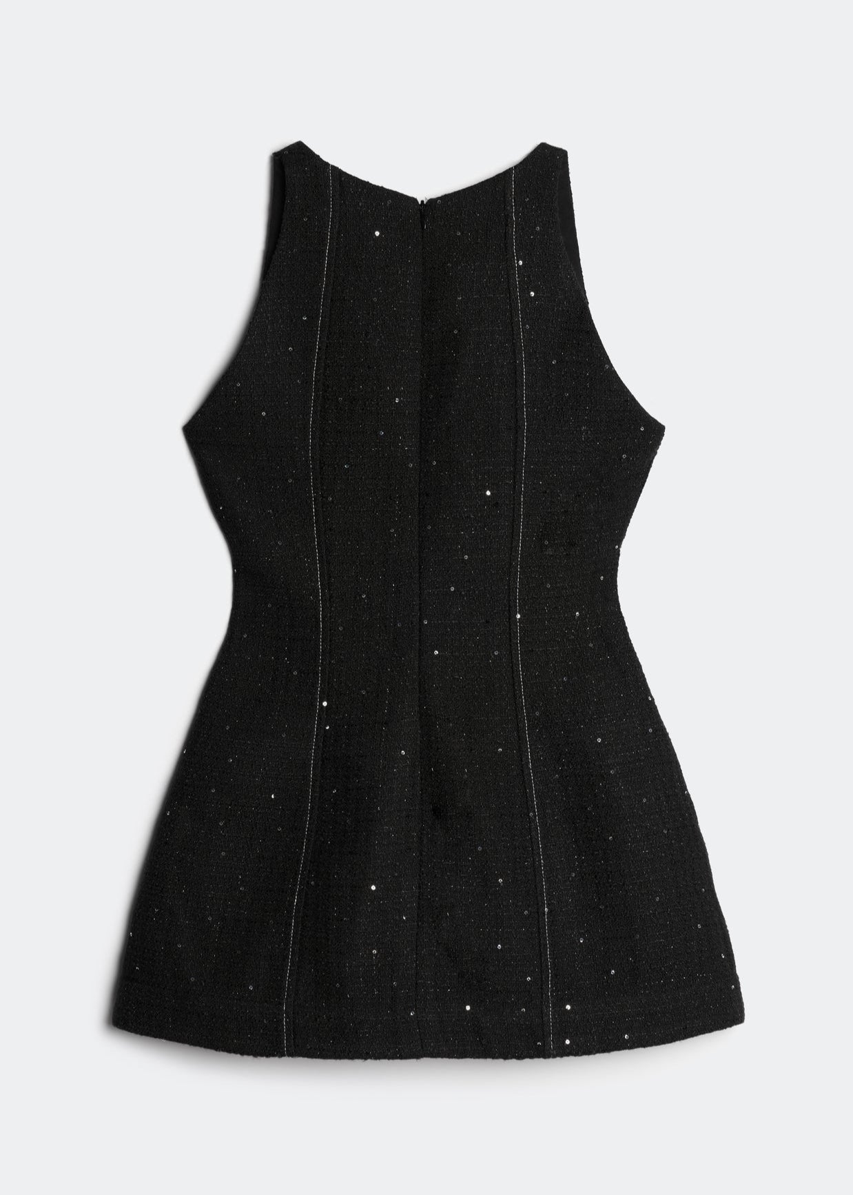 LETREND WOMEN'S A-LINE TWEED DRESS – BLACK