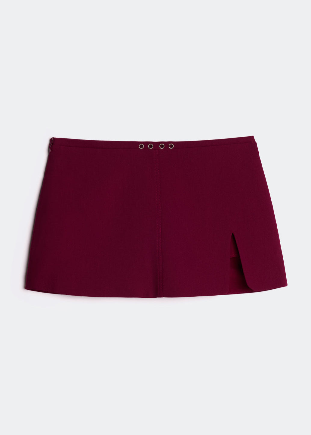 Letrend Burgundy A-Line Skirt