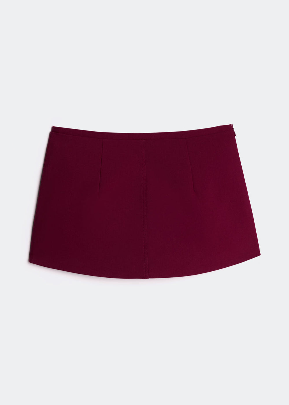 Letrend Burgundy A-Line Skirt