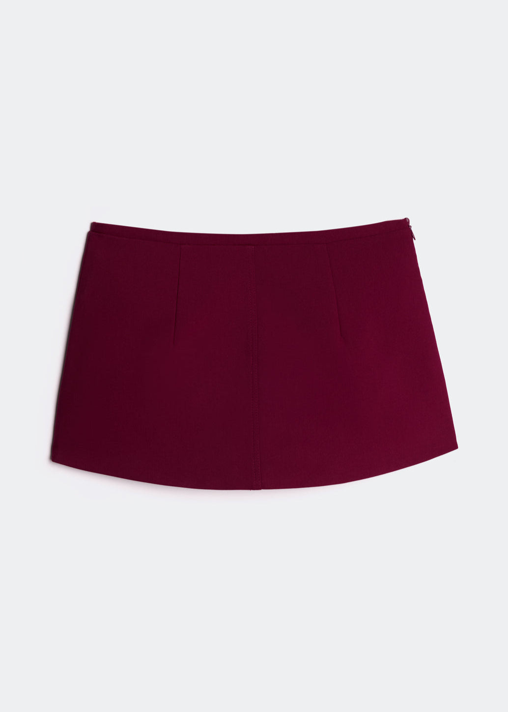 Letrend Burgundy A-Line Skirt