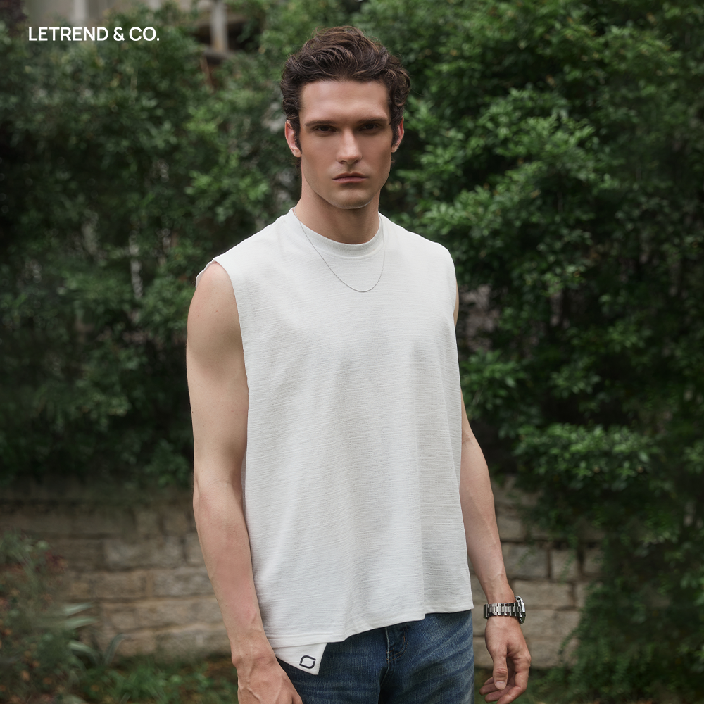 Letrend Tank Top – White (Freesize)